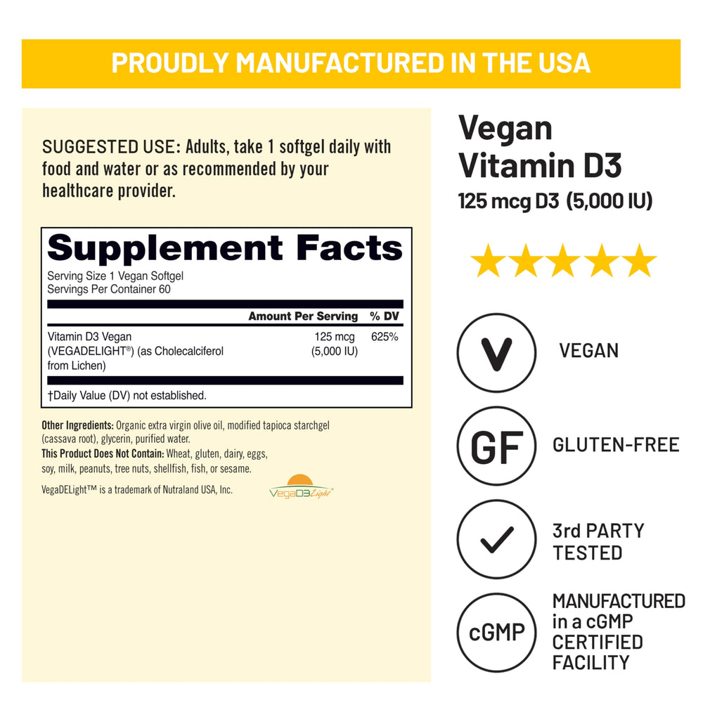 NSF-certified NatureWise Vitamin D3 bottle ensures tested purity