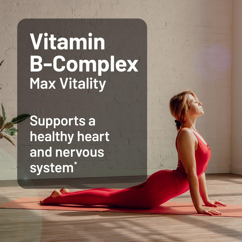 NSF-certified NatureWise Vitamin B Complex softgels emphasize purity.
