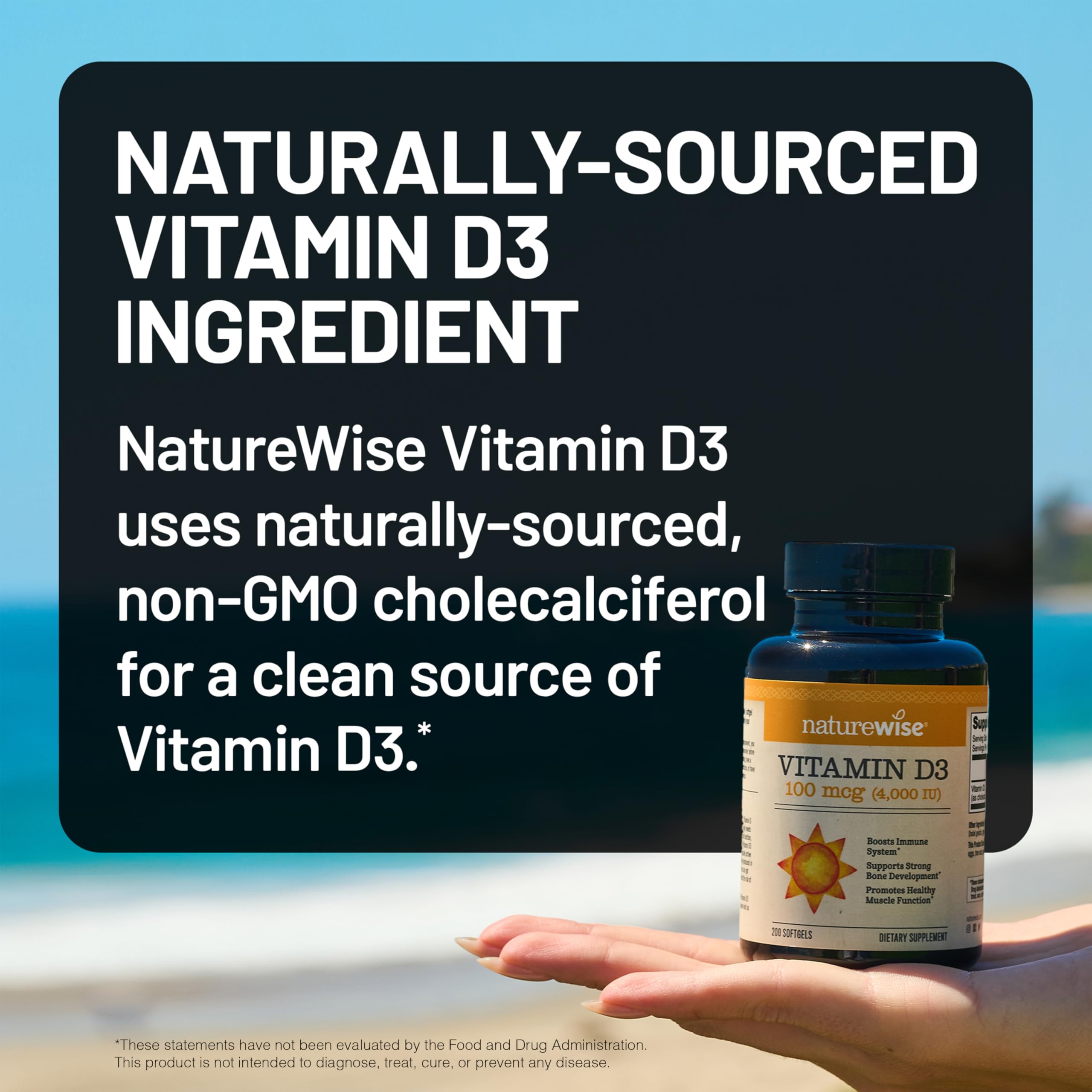 NatureWise Vitamin D3 organic olive oil drop demonstrates natural fat carrier for better uptake.