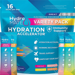 NatureWorks HydroMATE front packaging highlights low sugar hydration.
