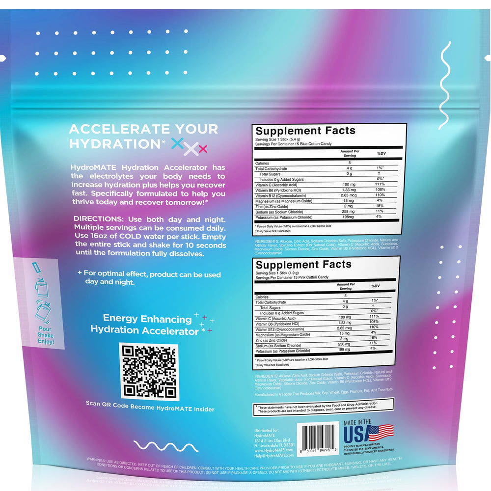 NatureWorks HydroMATE travel packets on the go showcase sugar-free hydration anywhere.