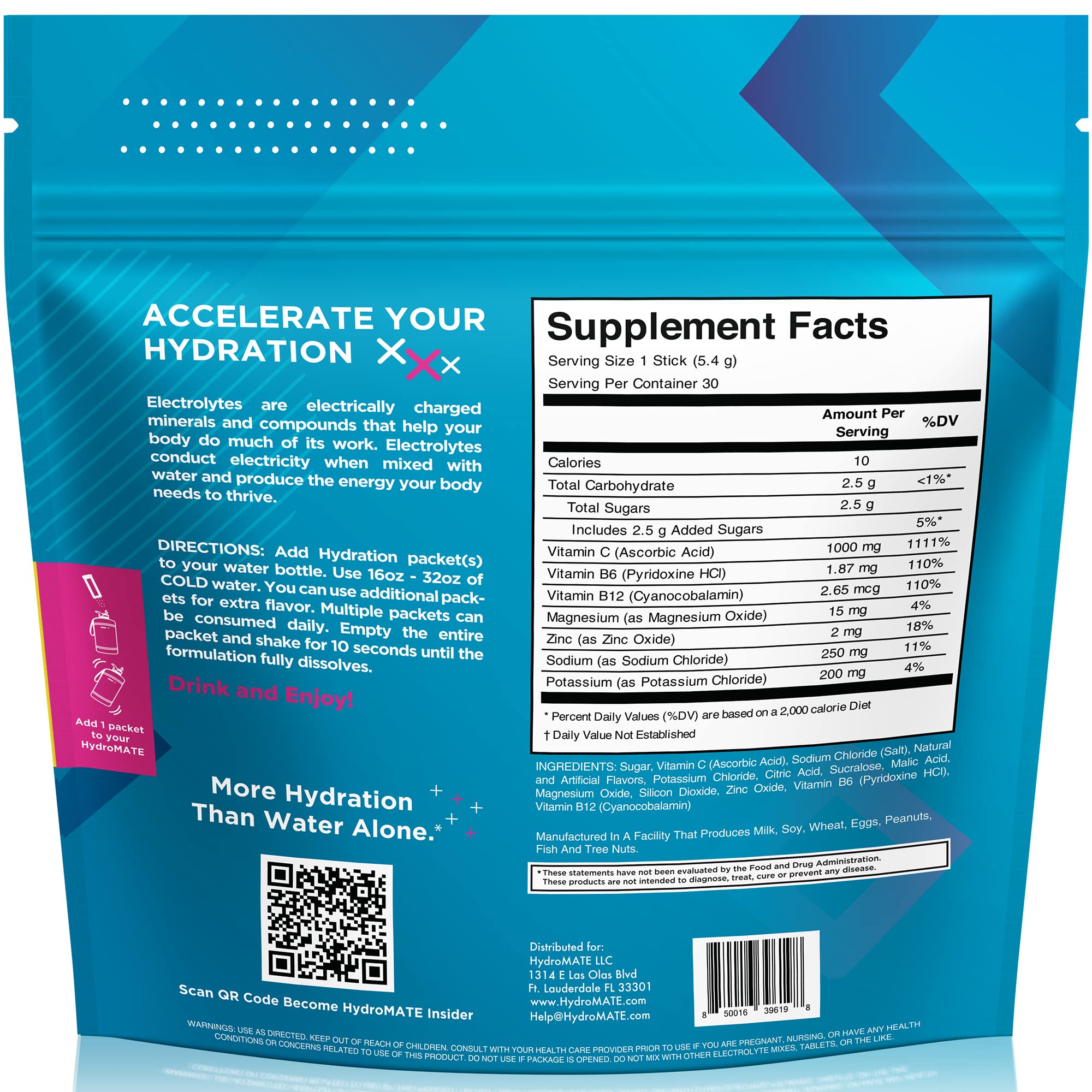 NatureWorks HydroMATE USA-made hydration solution for everyday use.