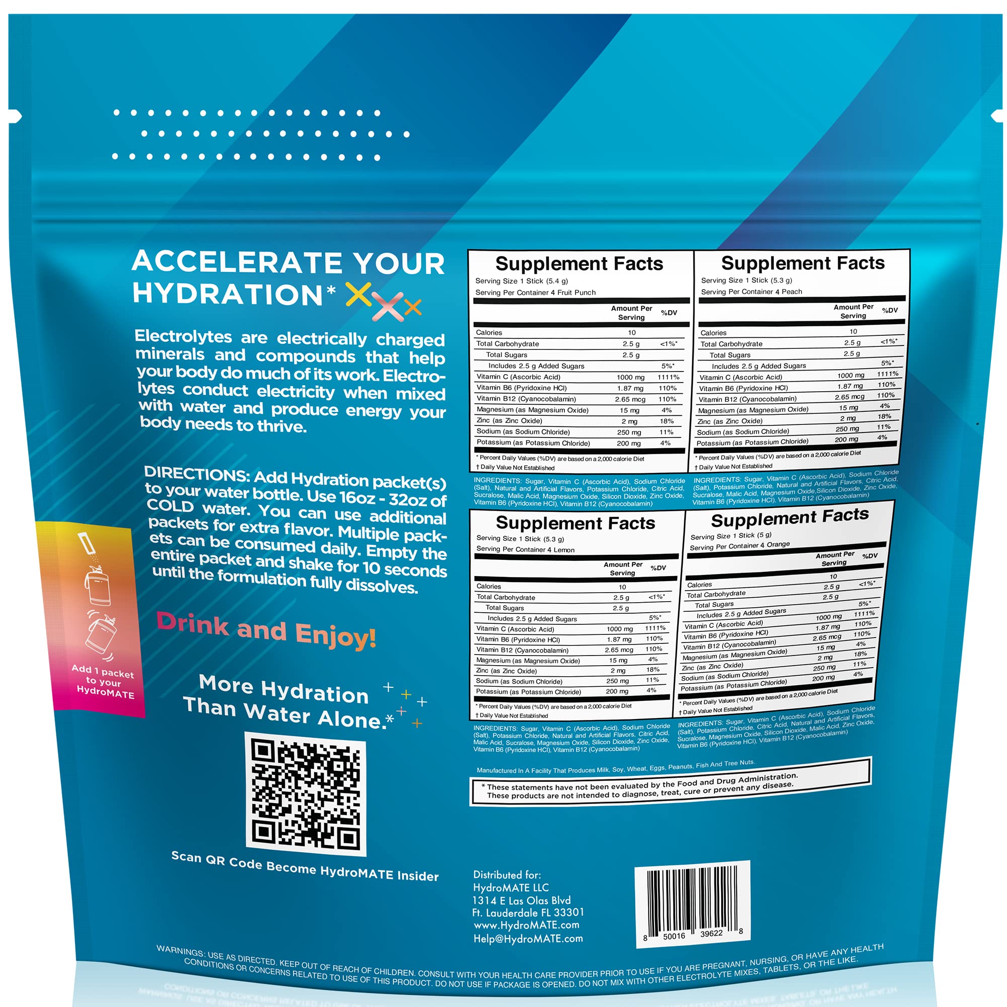 NatureWorks HydroMATE variety pack displayed for different hydration needs.