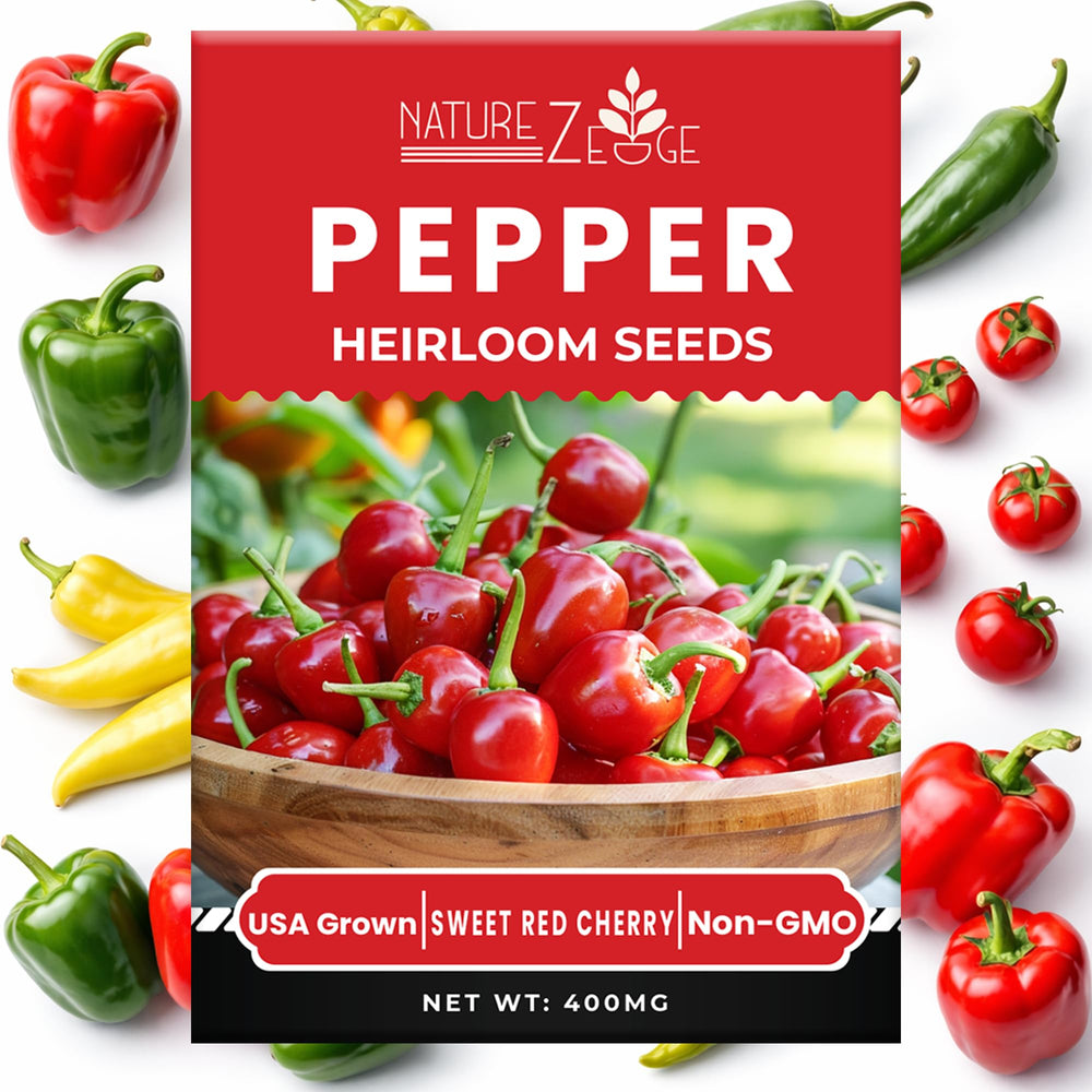 NatureZ Edge California Wonder bell pepper seeds ready for crisp harvests