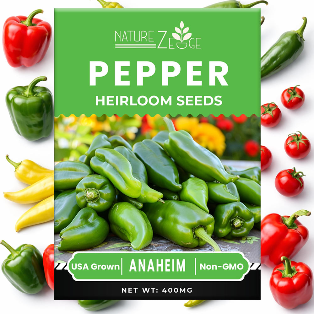 NatureZ Edge Pepperoncini seeds offering mild heat and snack-friendly peppers