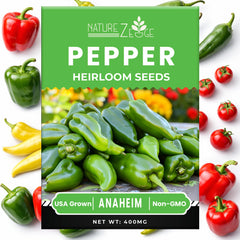 NatureZ Edge Pepperoncini seeds offering mild heat and snack-friendly peppers