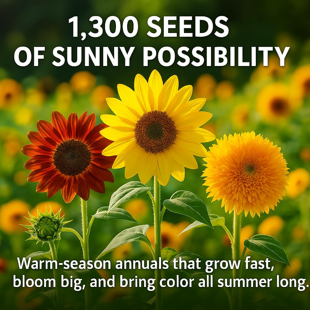 NatureZ Edge Mexican Sunflower seeds bring bold color to sunny borders.