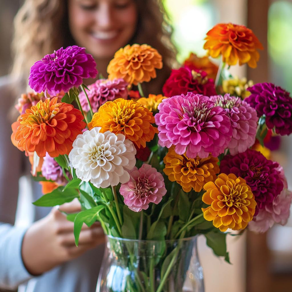 NatureZ Edge zinnia seeds non GMO and USA made for trusted quality