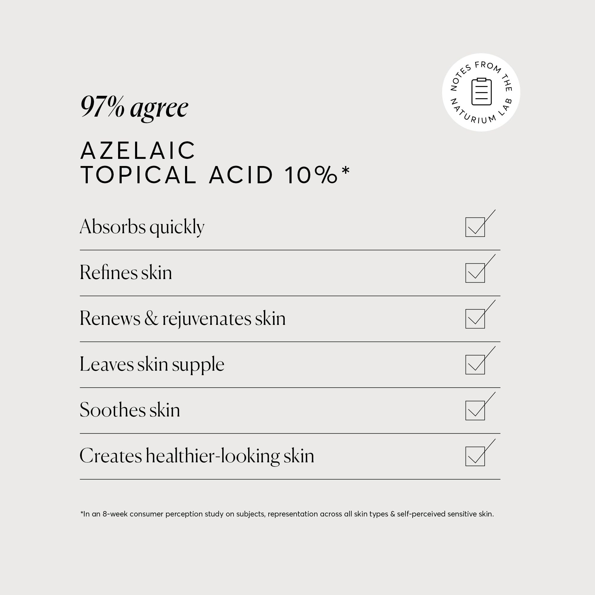 Naturium Azelaic Topical Acid 10% pump shows easy application