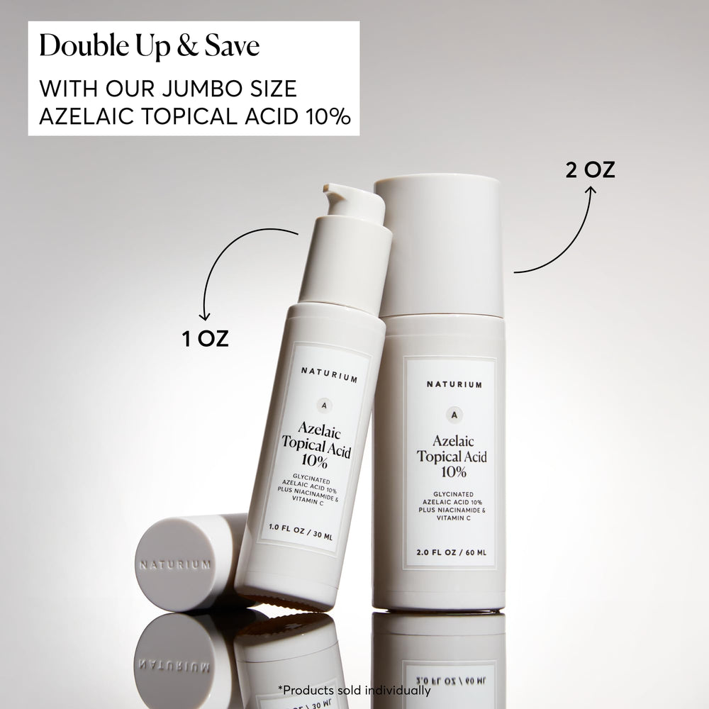 Naturium Azelaic Topical Acid 10% usage patch-test indicates safe introduction for sensitive skin
