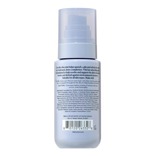 Naturium Barrier Bounce Mist spray dispenses evenly for instant daily refresh.