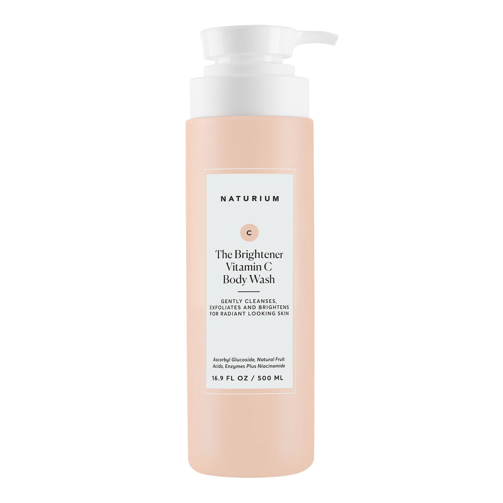 Naturium The Brightener Vitamin C Body Wash bottle front for radiant skin