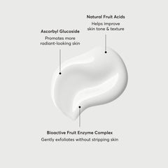 Naturium The Brightener Vitamin C Body Wash lather application on skin for smooth feel