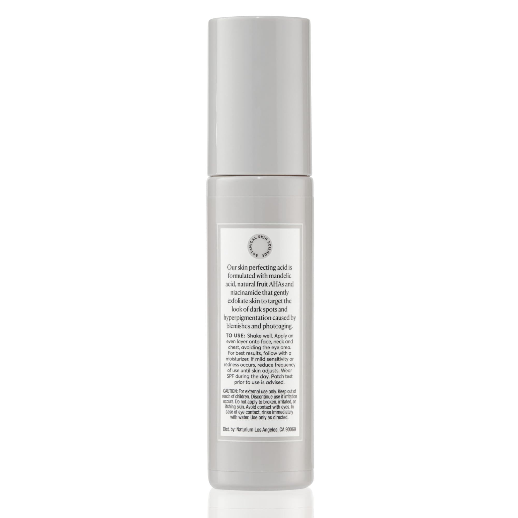 Naturium dermatologist-tested seal signals skin compatibility for diverse routines.