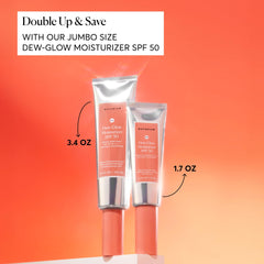 Naturium Dew-Glow cream texture close-up for radiant skin.