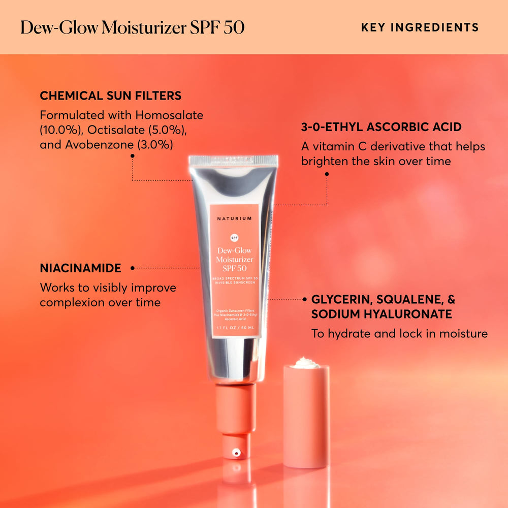 Naturium Dew-Glow under makeup for a smooth base.