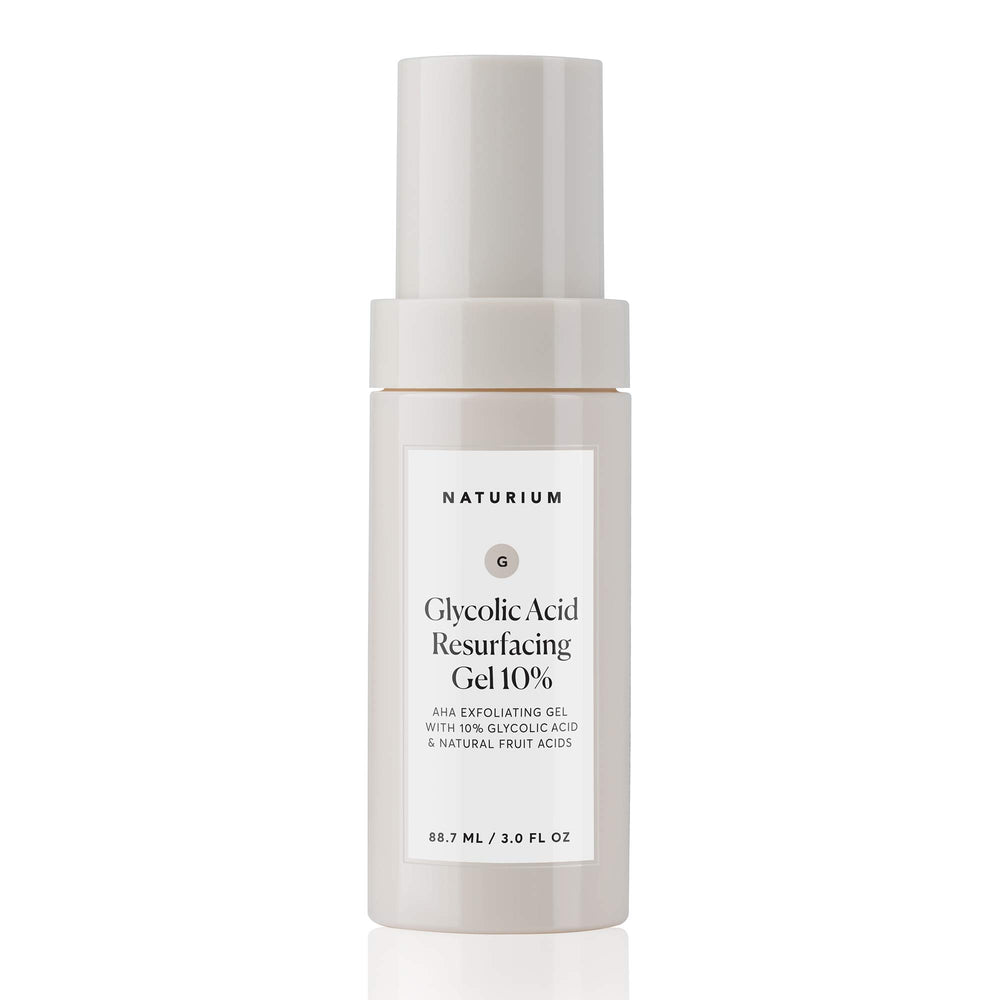 Morning routine with Naturium gel alongside sunscreen.