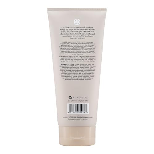 Naturium KP scrub jar close-up highlighting the exfoliating formula