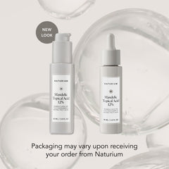 Naturium Mandelic Acid 12% texture shows creamy finish suitable for sensitive skin.