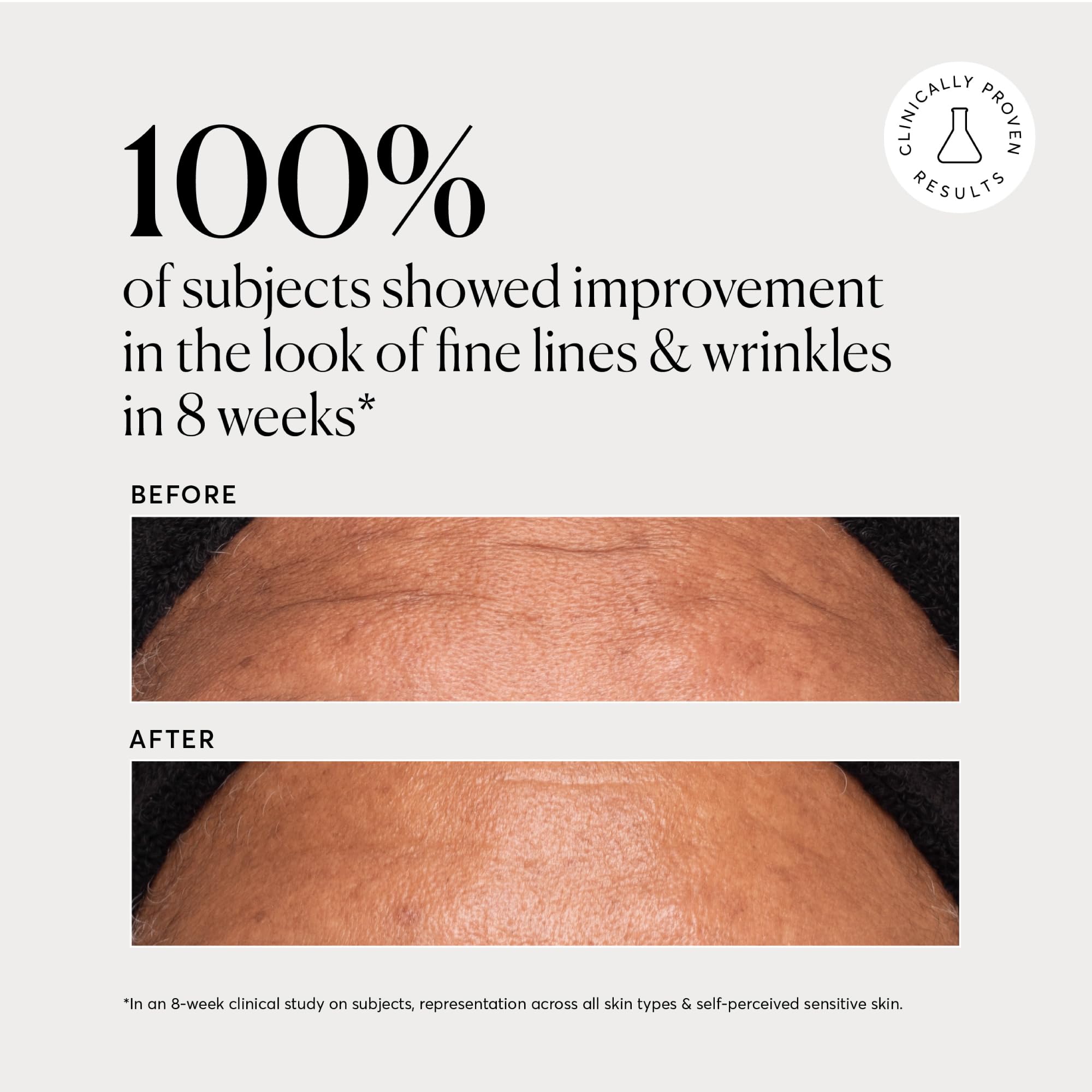 Naturium Multi-Peptide Rich Cream applied to the neck area for balanced care.
