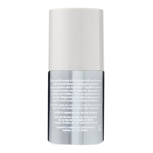 Naturium Multi-Peptide Serum dispensing pump enables precise, even application