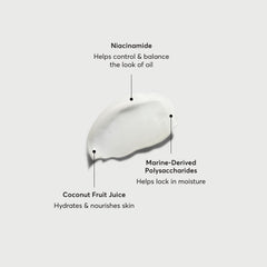 Naturium Niacinamide Gel Cream applied to cheek for dewy glow