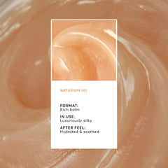 Naturium Phyto-Glow Lip Mask being applied to lips for overnight nourishment
