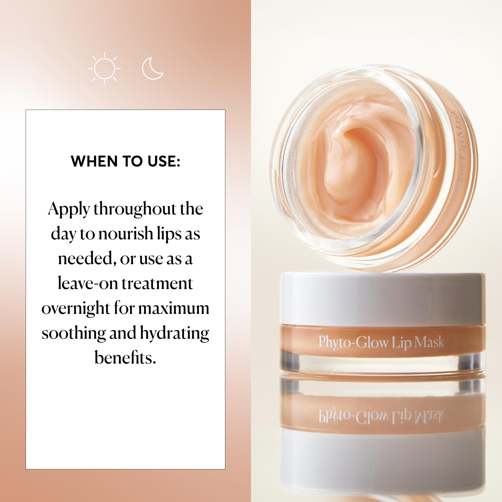 Naturium Phyto-Glow Lip Mask with shea butter for soft lips