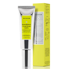 Naturium Retinaldehyde Cream Serum bottle closeup for anti aging care