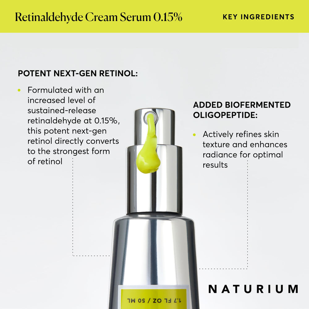 Naturium Retinaldehyde Cream Serum patch test graphic for safe use