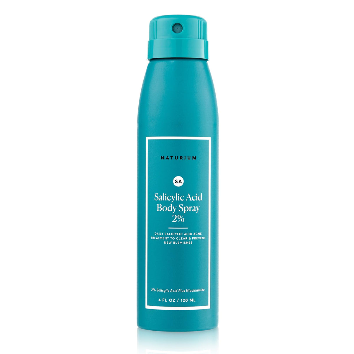 Naturium Salicylic Acid Body Spray 360-degree pump targets blemishes