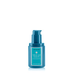 Naturium Salicylic Acid Serum bottle pour for precise blemish treatment and smooth skin.