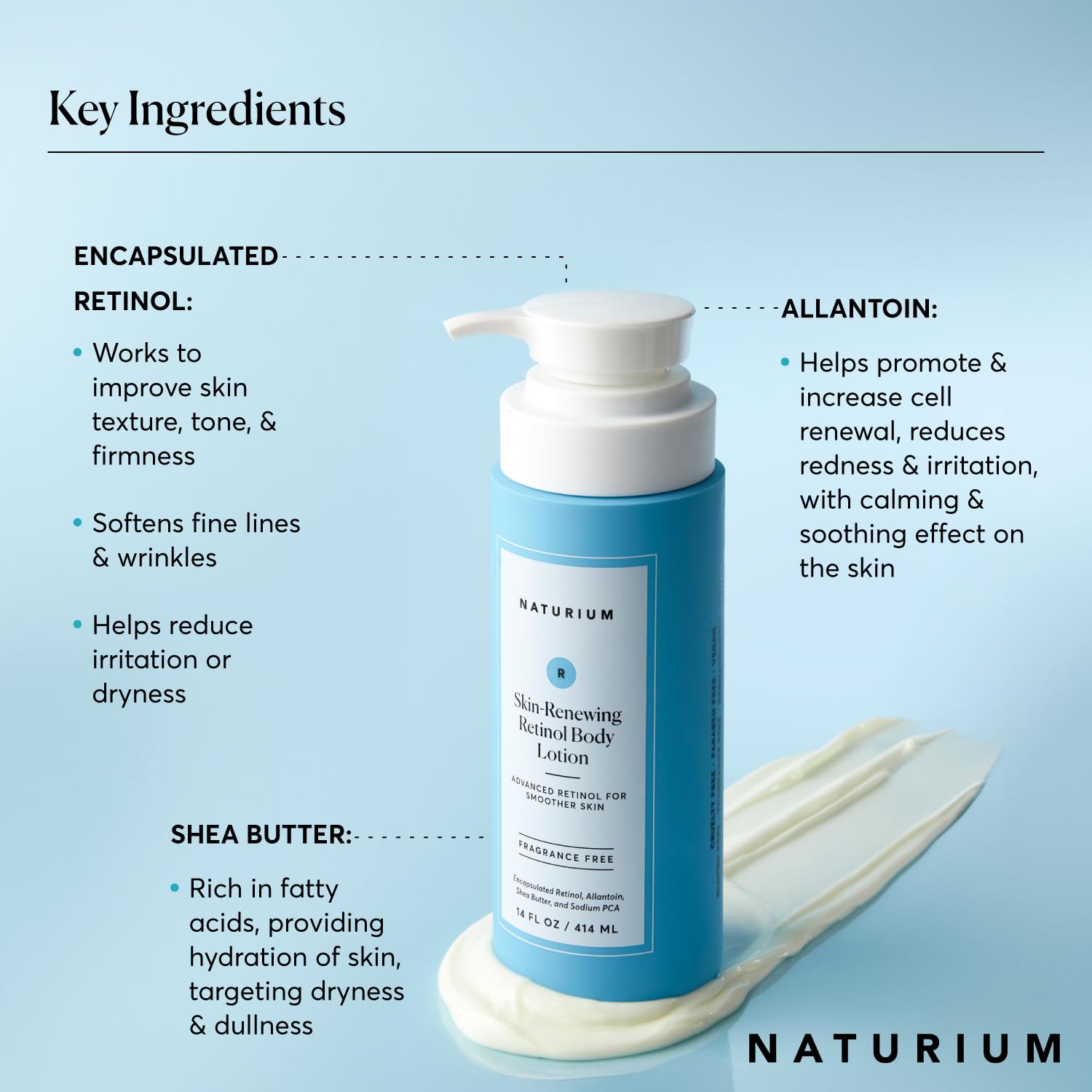 Naturium shea butter hydration texture close-up highlighting rich nourishment.