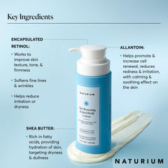 Naturium shea butter hydration texture close-up highlighting rich nourishment.