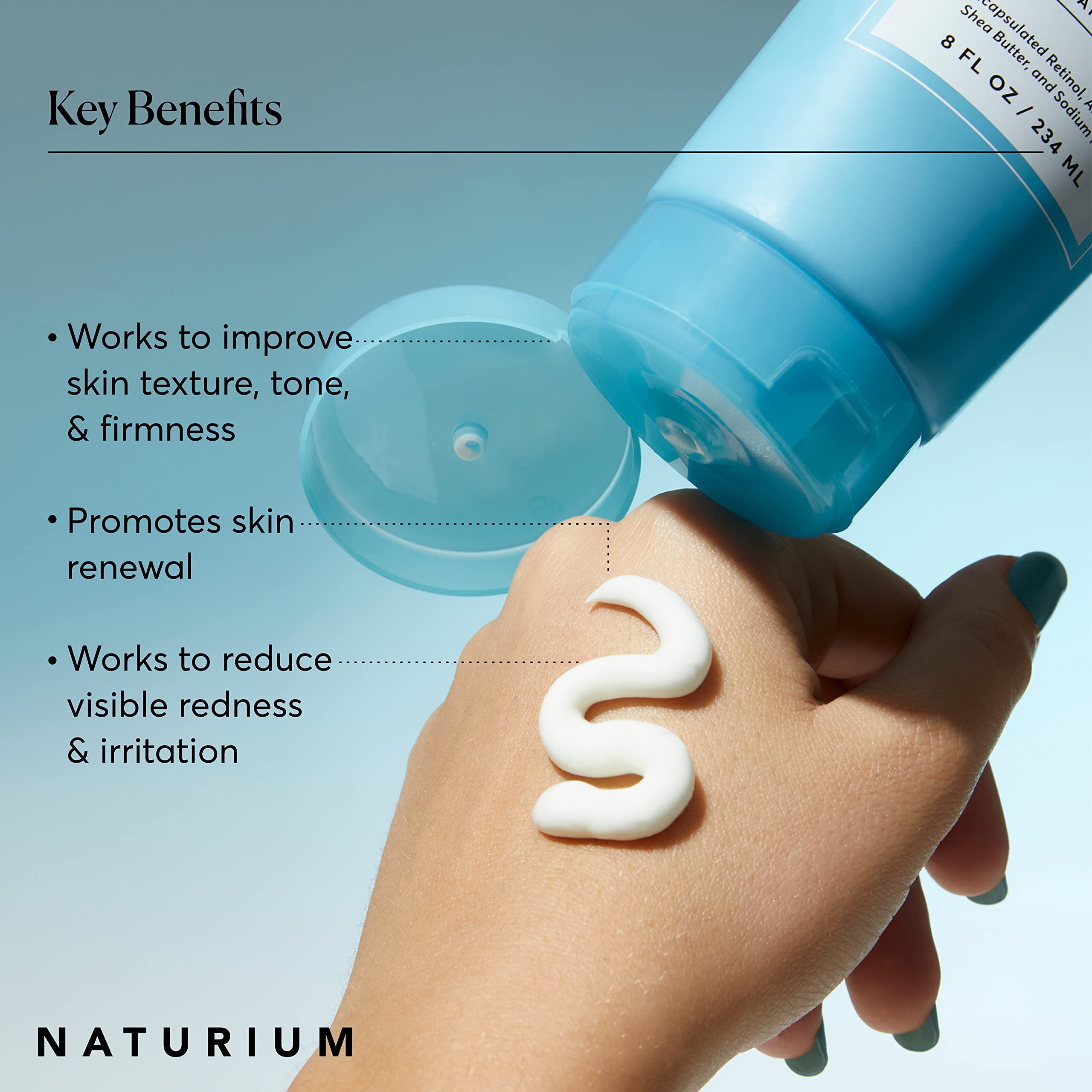 Naturium Shea Butter-rich cream texture for intense nourishment