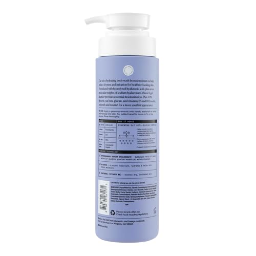 Naturium The Booster Hyaluronic Acid Body Wash lather closeup highlighting hydrating slip