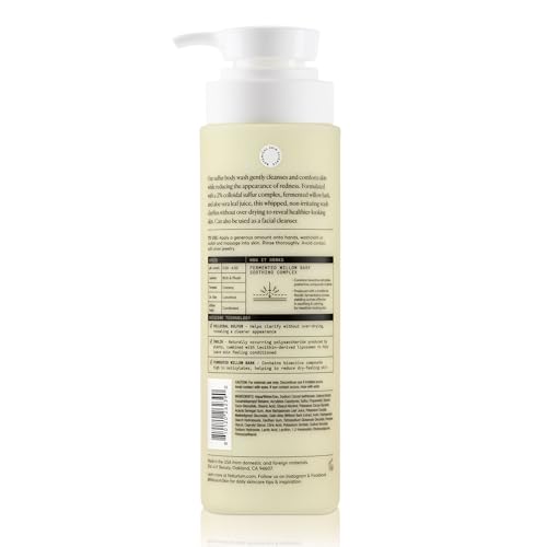 Creamy whipped lather from Naturium Revealer demonstrates gentle cleansing for calm skin.