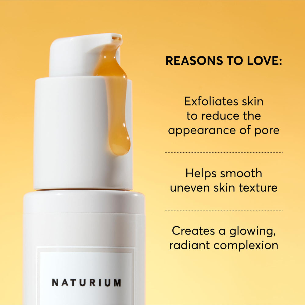 Naturium Tranexamic 5% made in USA stamp appears on packaging