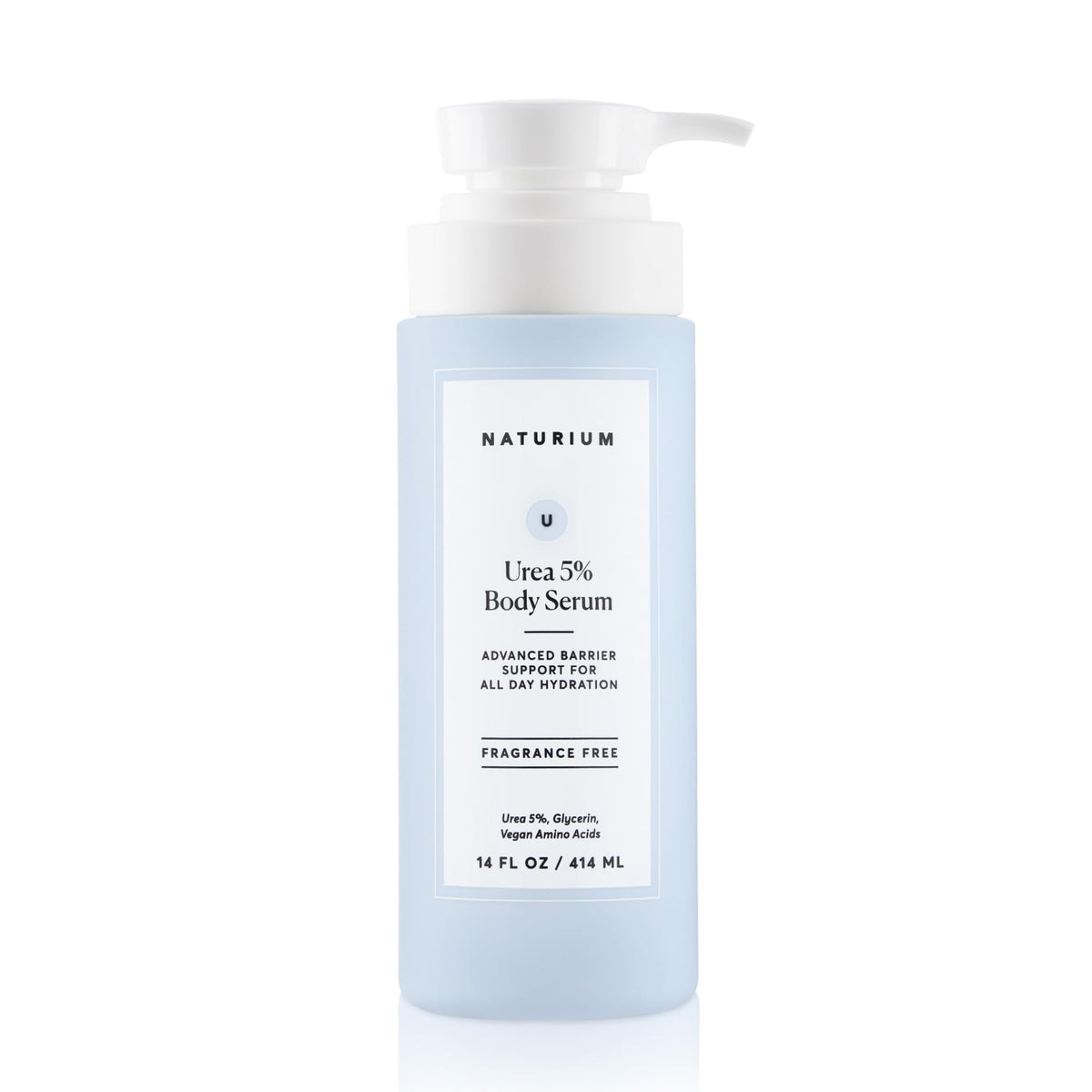 Naturium Urea 5% Body Serum bottle, sleek packaging, highlighting hydration benefits