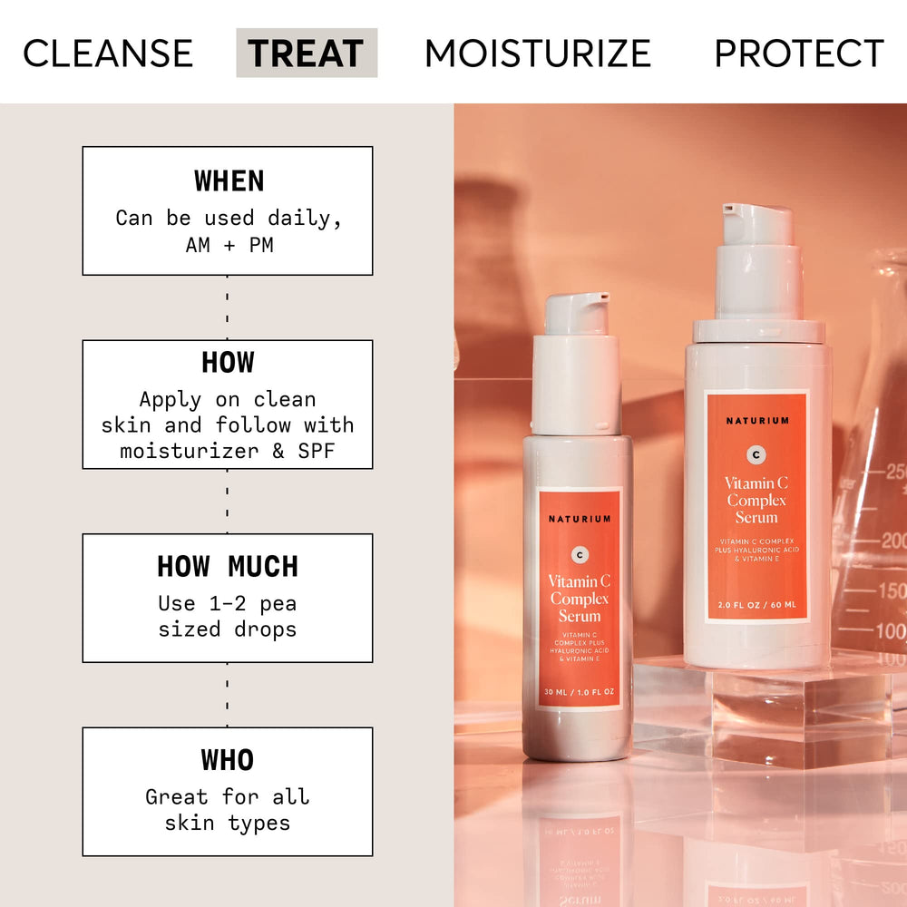 Applying Naturium Vitamin C Complex Serum to the face for even tone