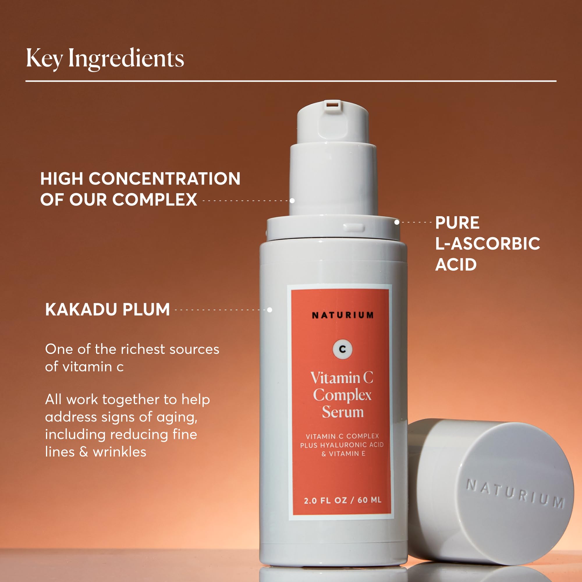 Vegan and dermatologist-tested Naturium packaging signals ethical skincare.