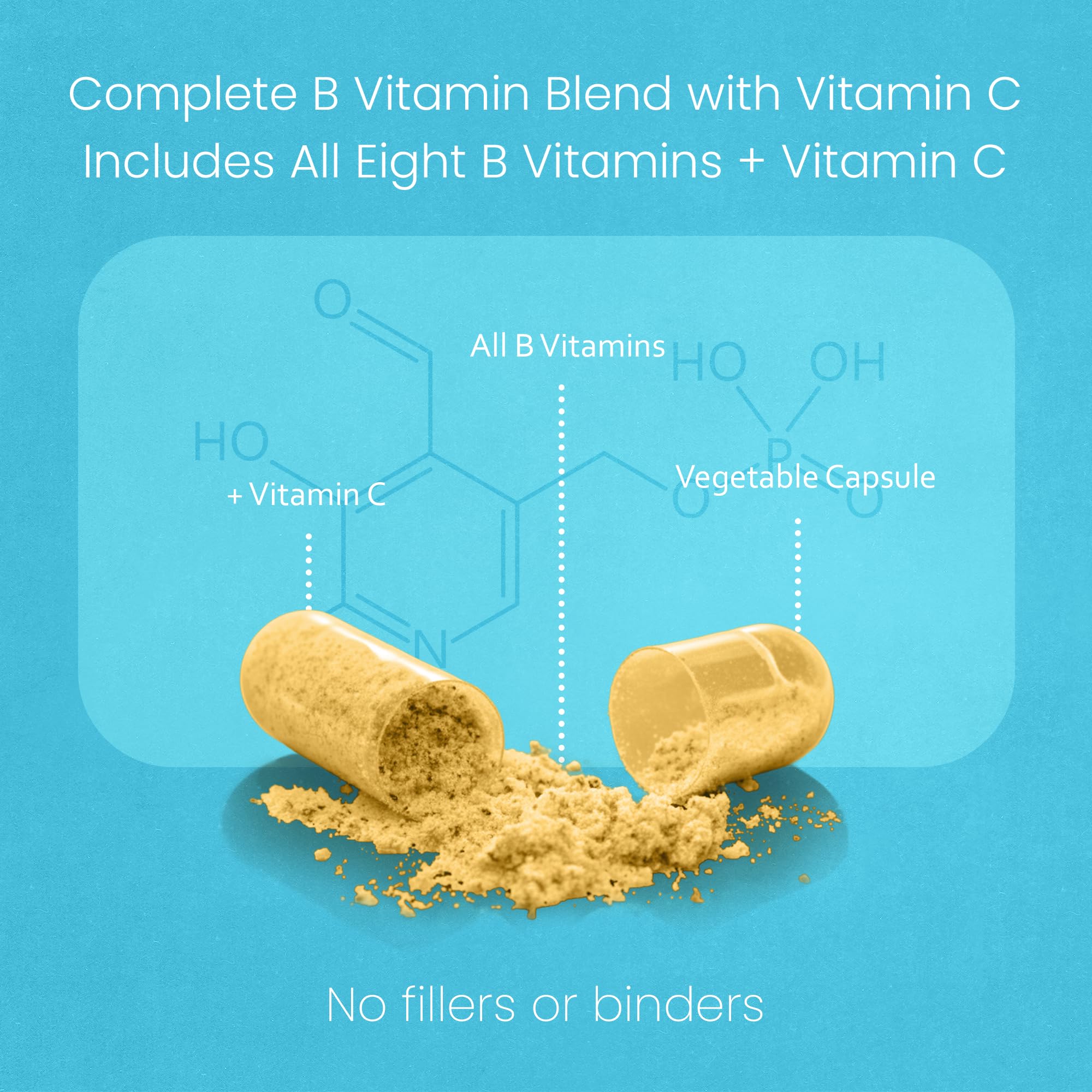 NaturaLife Labs packaging showcases active B vitamin forms (B2, B6, B9, B12).