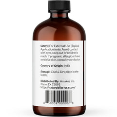 Amber glass NaturoBliss Cedarwood bottle preserving oil purity for aromatherapy.