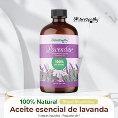Naturopathy lavender oil beside diffuser for calming aroma.