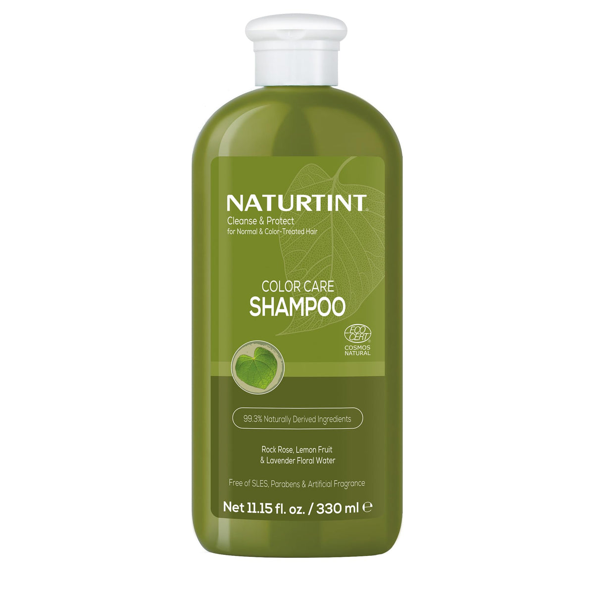 Naturtint Color Care Shampoo bottle with pour spout showing product