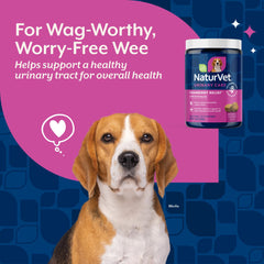 NaturVet Cranberry Relief Plus Echinacea packaging; convenient storage and dosing.