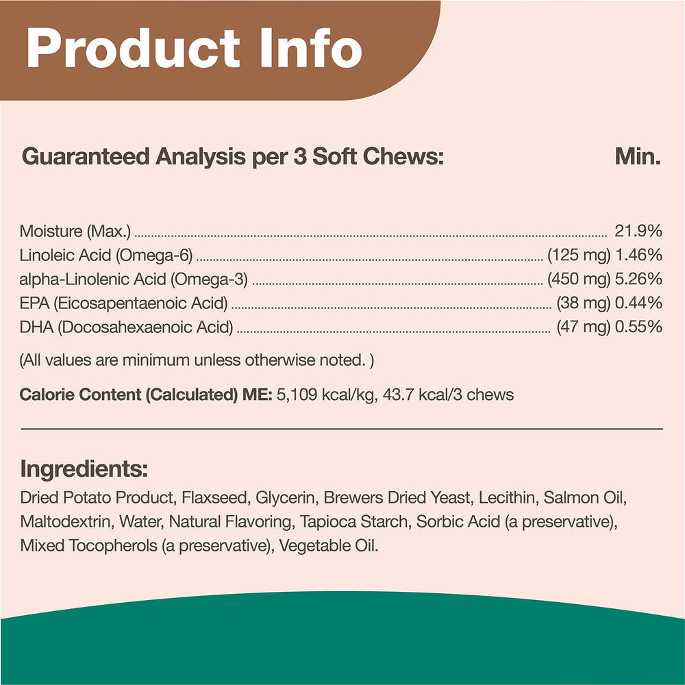NaturVet Omega-Gold Plus packaging signals premium skin and coat support.
