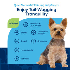 NaturVet Quiet Moments chicken flavor image highlighting palatable calming option