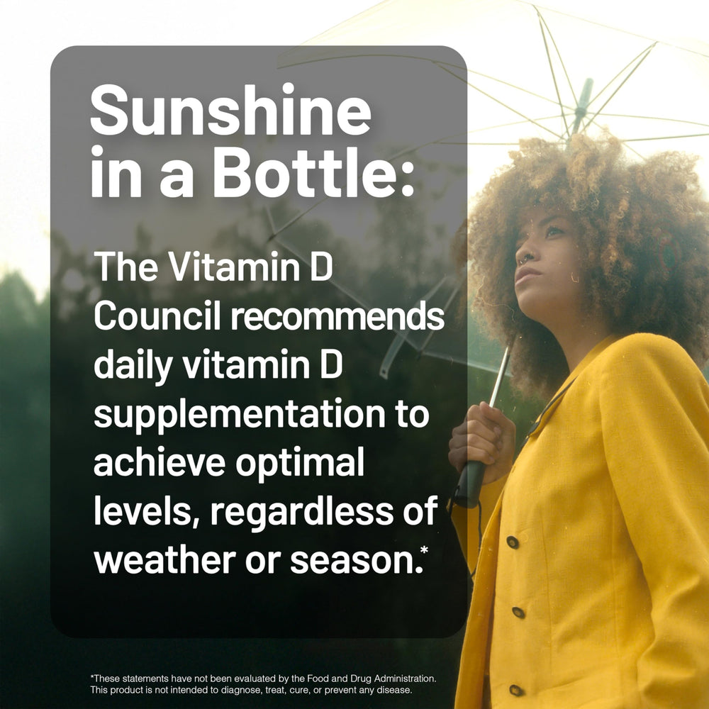 One-year supply of NatureWise Vitamin D3 with 360 softgels.