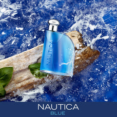 Nautica Blue packaging box highlights gift-ready presentation.